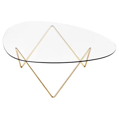 Pre-owned Gubi Barba Corsini 'pedrera' Coffee Table In Brass For  In Gray