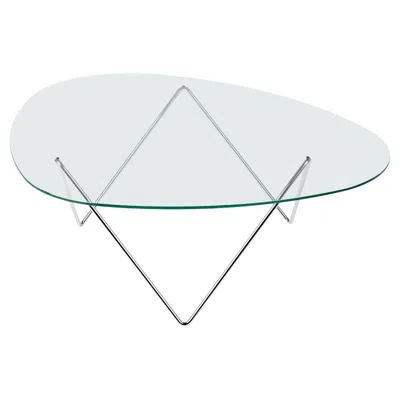 Pre-owned Gubi Barba Corsini 'pedrera' Coffee Table In Chrome For  In Gray