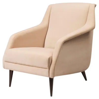 Pre-owned Gubi Customizable  Cdc Lounge Chair Fully Upholstered By Carlo De Carli In Sand