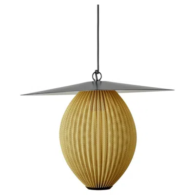 Pre-owned Gubi Customizable  Satellite Outdoor Pendant By Mathieu Mategot In Brown