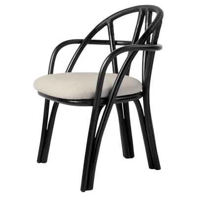Pre-owned Gubi Customizable New And Made To Order  Bistra Chair By Amdl Circle In Black