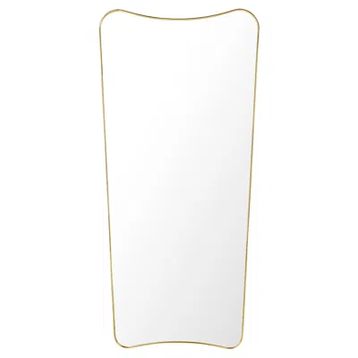 Pre-owned Gubi Gio Ponti 'f.a. 33' Full Length Mirror In Brass For  In Gray