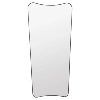 Pre-owned Gubi Gio Ponti F.a. 33 Wall Mirror Black Brass 70 X 146 Cm For
