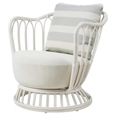 Pre-owned Gubi Grace Outdoor Lounge Chair In Alabaster White By Tove Kindt Larsen