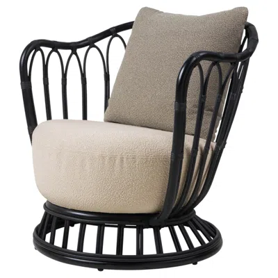 Pre-owned Gubi Grace Outdoor Lounge Chair In Black By Tove Kindt Larsen