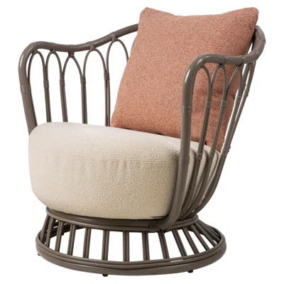 Pre-owned Gubi Grace Outdoor Lounge Chair In Mushroom Gray By Tove Kindt Larsen