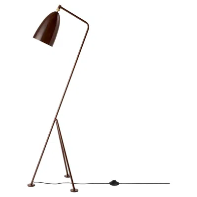 Pre-owned Gubi Greta M. Grossman Grashoppa Floor Lamp Glossy Walnut Brown For