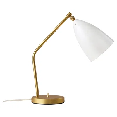 Pre-owned Gubi Greta M. Grossman Grashoppa Table Lamp Glossy Alabaster White For