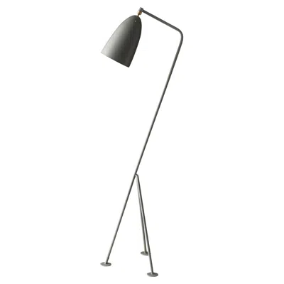 Pre-owned Gubi Greta Magnusson Grossman 'grasshopper' Floor Lamp In Dusty Blue For