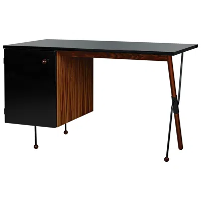 Pre-owned Gubi Greta Magnusson Grossman 'series 62' Desk In Walnut For  In Brown