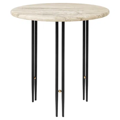 Pre-owned Gubi ‘ioi' Travertine Side Table By Gamfratesi For  In Sand