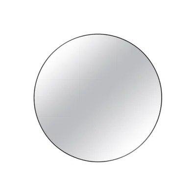 Pre-owned Gubi Italian Made Circular Wall Mirror In Gray