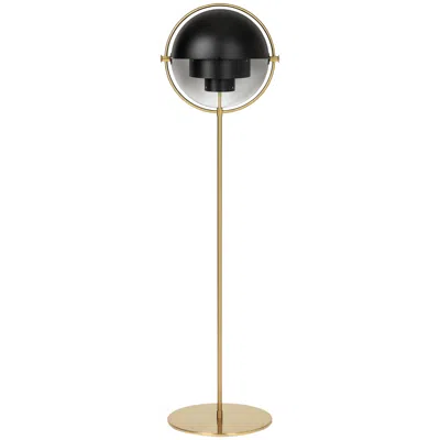 Pre-owned Gubi Louis Weisdorf Multi-lite Floor Lamp Brass Black Semi Matt For