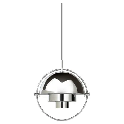 Pre-owned Gubi Louis Weisdorf Multi-lite Pendant Chrome �32 Cm For  In Clear