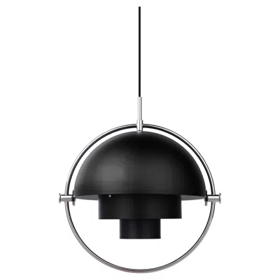 Pre-owned Gubi Louis Weisdorf Multi-lite Pendant Chrome Black Semi �32 Cm Matt For