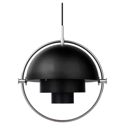 Pre-owned Gubi Louis Weisdorf 'multi-lite' Pendant Lamp In Black / Chrome For