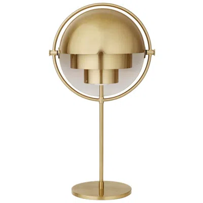 Pre-owned Gubi Louis Weisdorf 'multi-lite' Table Lamp In Brass In Sand