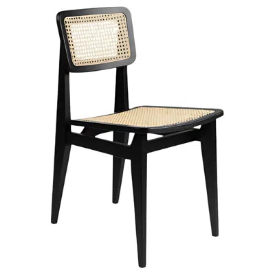 Pre-owned Gubi Marcel Gascoin 'c-chair' Dining Chair In Black-stained Oak For  In Brown