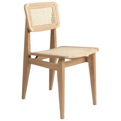 Pre-owned Gubi Marcel Gascoin 'c-chair' Dining Chair In Oiled Oak For  In Brown