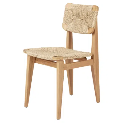 Pre-owned Gubi Marcel Gascoin 'c-chair' Outdoor Dining Chair Natural Teak For  In Brown