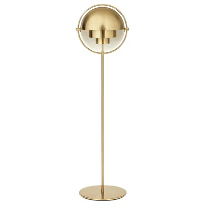 Pre-owned Gubi Multi-lite Floor Lamp, Brass In Sand