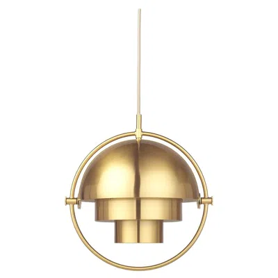 Pre-owned Gubi Multi-lite Pendant Lamp, Small, Brass, Shiny In Sand