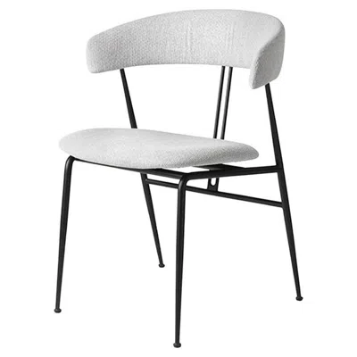 Pre-owned Gubi New And Made To Order Customizable  Violin Chair By Gamfratesi In Gray