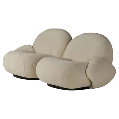 Pre-owned Gubi New And Made To Order  2-seater Pacha Sofa With Armrests By Pierre Paulin In Brown