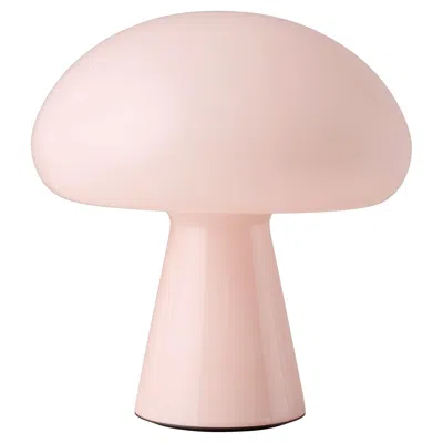 Pre-owned Gubi Obello Table Lamp In Colored Glass Powder Pink By Bill Curry
