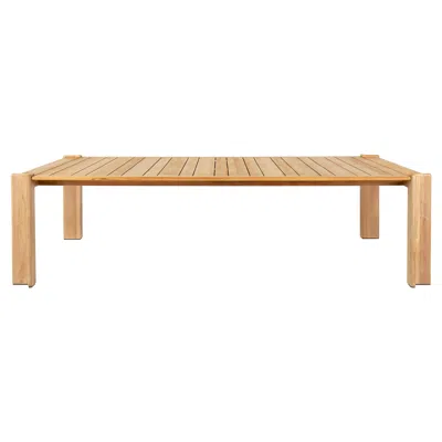 Pre-owned Gubi Outdoor Atmosfera Dining Table 281 X 105 Cm In Brown