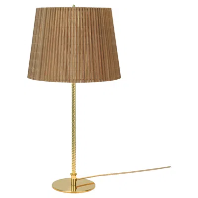 Pre-owned Gubi Paavo Tynell 9205 Table Lamp Bamboo Shade For  In Brown