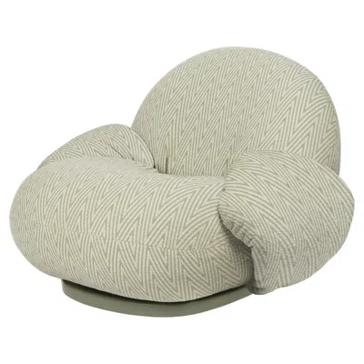 Pre-owned Gubi Pacha Outdoor Lounge Upholstered Chair With Armrest By Pierre Paulin In Sand
