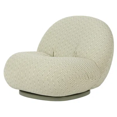 Pre-owned Gubi Pierre Paulin 'pacha' Outdoor Lounge Chair With Returning Swivel For  In Brown