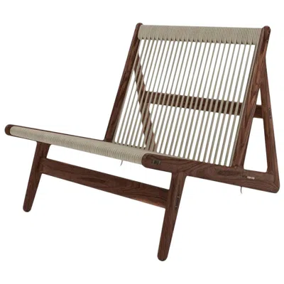 Pre-owned Gubi Rasmussen 'mr01' Initial Chair In Walnut For  In Brown