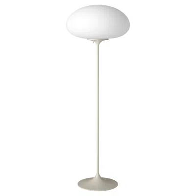 Pre-owned Gubi Stemlite 110 Floor Lamp In Frosted Glass And Pebble Gray By Bill Curry