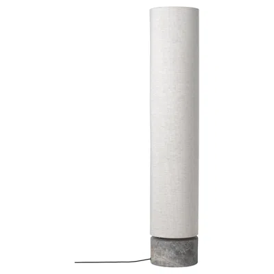 Pre-owned Gubi Unbound Floor Lamp Canvas Shade By Space Copenhagen In Transparent