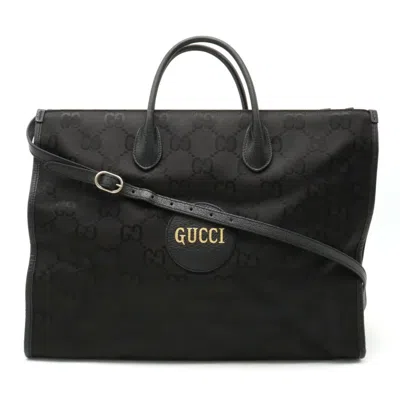 Gucci -- Black Canvas Tote Bag ()