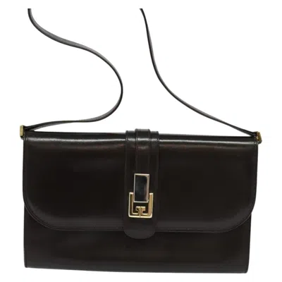 Pre-owned Gucci -- Brown Leather Shoulder Bag ()