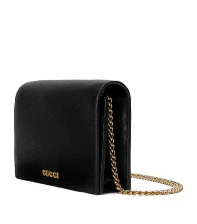 Pre-owned Gucci - Wallet Crossbody Bag - Black Leather