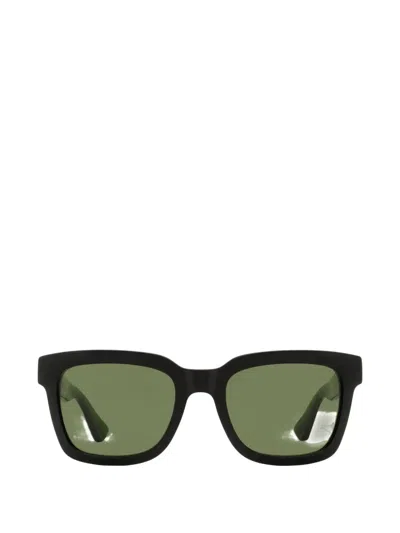 Gucci 0001 Rectangular-frame Sunglasses In Black