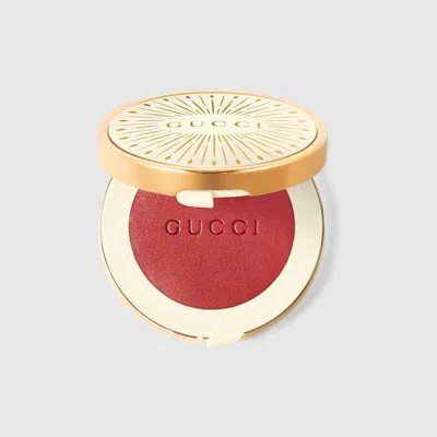 Gucci 03 Warm Peach Glow Powder Blush 5.5g In Burgundy