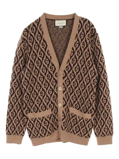 Pre-owned Gucci 10's G Rhombus Cardigan