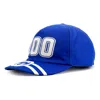 Gucci 100 Baseball Velcro Strap Cap 'blue' In Blue