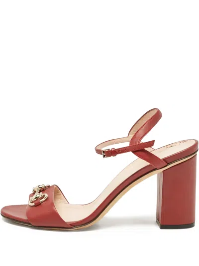 Pre-owned Gucci 100mm Claudie Sandals
