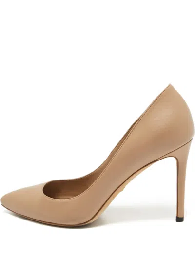 Pre-owned Gucci 100mm Leather Pumps