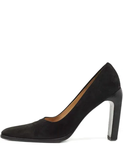 Pre-owned Gucci 105mm Suede Heeled Pumps