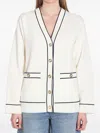 Gucci Incrocio Gg Ribbed-knit Cardigan