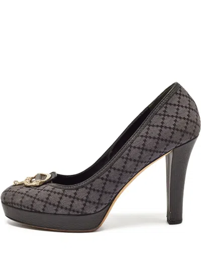 Pre-owned Gucci 110mm Horsebit Pumps