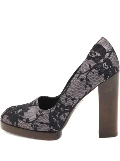 Pre-owned Gucci 110mm Leather Heeled Pumps