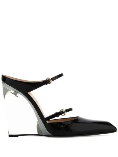 Gucci 110mm Transparent Heel Mules